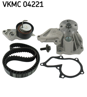 SKF VKMC 04221 Pompa acqua + Kit cinghie dentate